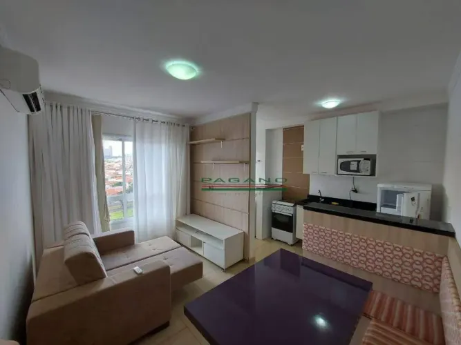 Apartamento com 1 dormitório para alugar, 37 m² por R$ 2.258,91/mês - Residencial Flórida