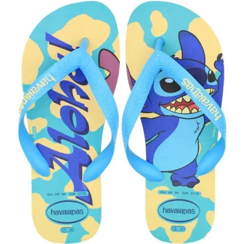 Chinelo Havaianas Infantil Personagem Top Disney Clássicos Amarelo *
