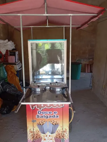 Carrinho de pipoca novo