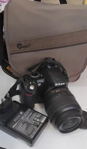 CAMERA NIKON D3110 COM BOLSA PARA TRANSPORTE