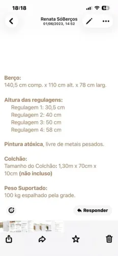 Berço 2 em 1