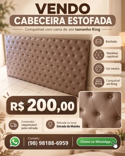 VENDO CABECEIRA DE CAMA