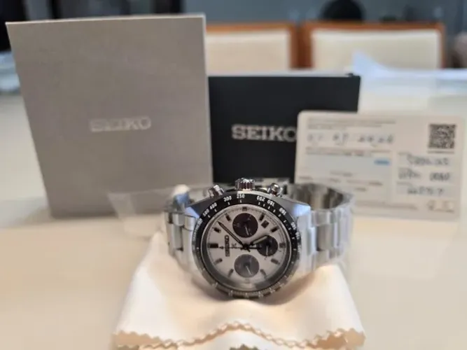 SEIKO PANDA PROSPEX SPEEDTIMER SOLAR - COMPLETO COM CAIXA, CERTIFICADO E MANUAL - NOVO