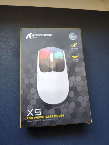 Mouse Atack Shark X5. Preto. Novo!