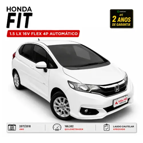 Honda Fit LX 1.5 Flexone 16V 5P Aut. 2018