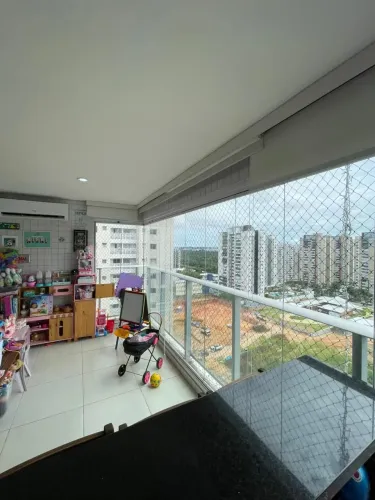 Coral Gables - Apartamento 117m² 3 Quartos 1 Suíte 100% Mobiliado no Aleixo