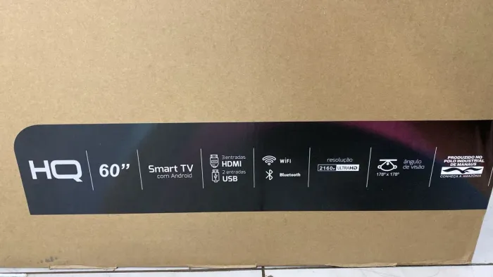 Tv smart e Android 60 polegadas *LACRADA*