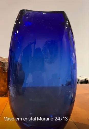Vaso em cristal Murano