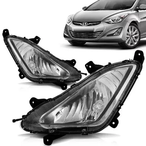 Par Farol Milha Neblina Elantra 2014 2015 2016