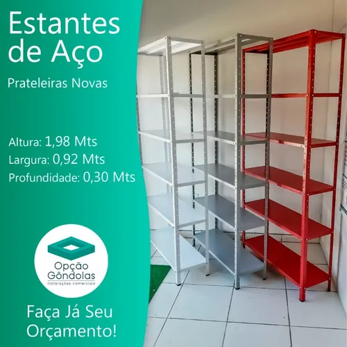 Estantes de Aço | Material Direto da Fábrica