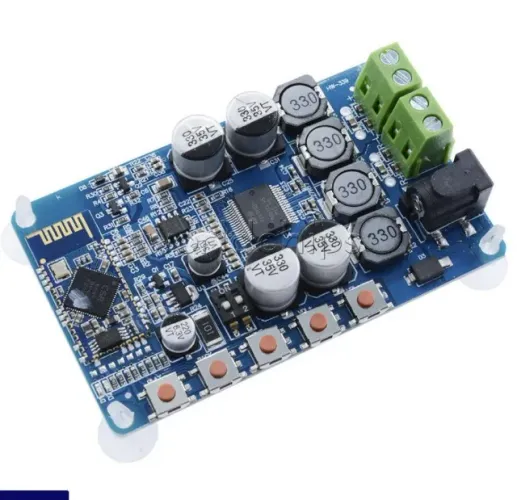 Amplificador De Áudio Bluetooth Receptor Tda7492p 50w+50w Arduino Automação COD-AM233