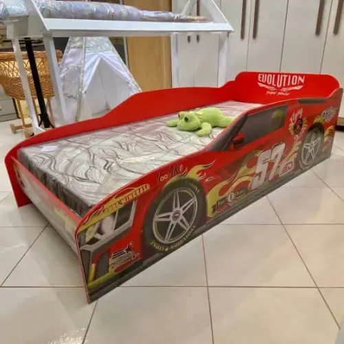 Cama infantil carro masculina - FRETE GRÁTIS