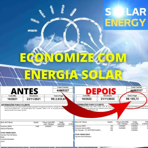 Economize na Conta de Luz Instalando Energia Solar