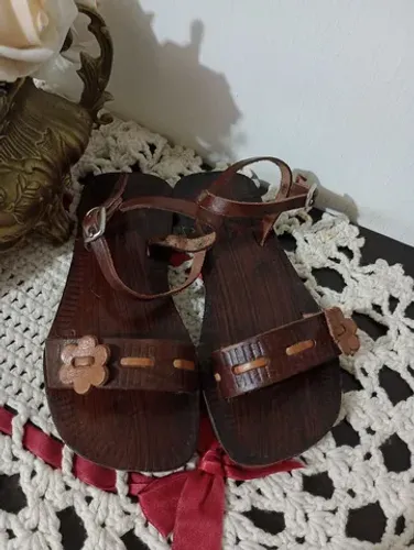 Sandália Couro Legítimo Infantil 