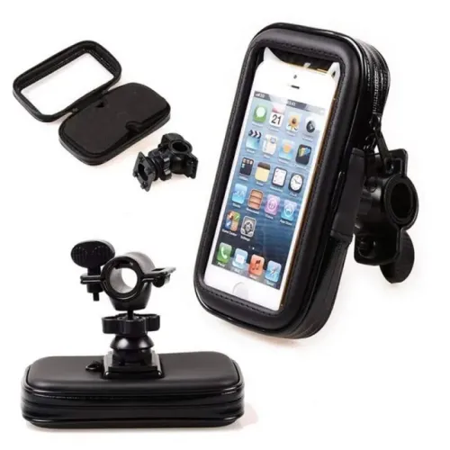 Suporte para Celular Veicular Capa Moto ou Bike à Prova d'Água 5.5" - WZetta