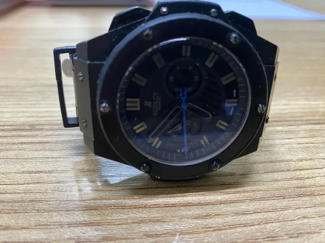 Relógio Masculino Estilo Hublot Big Bang - Black Series