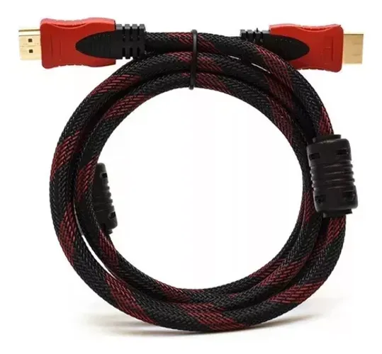 Cabo Hdmi 5m Revestido 4k 3d Audio Vídeo Conexão Rápida Hd