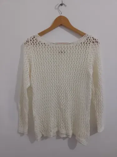 blusa feminina de manga em tricô