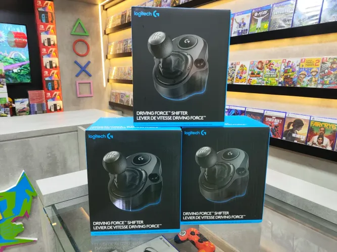 PS5 Câmbio Logitech Driving Force Shifter - Novo Loja física em Curitiba desde 1997