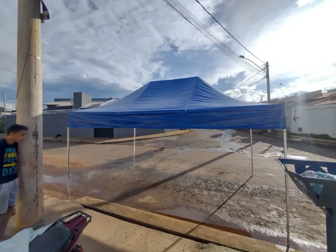 Promoção tenda 4,5x3 pvc