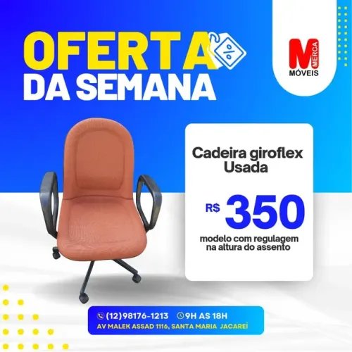 Cadeira giratória Giroflex- Usada