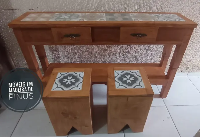 Aparador rustico em pinus 