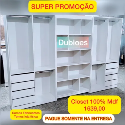 Cabideiros com gaveta . Kit completo