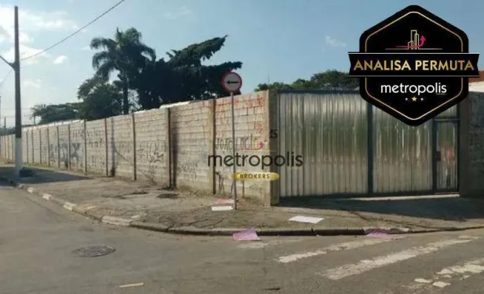 Terreno à venda, 940 m² por R$ 4.845.000,00 - Casa Branca - Santo André/SP