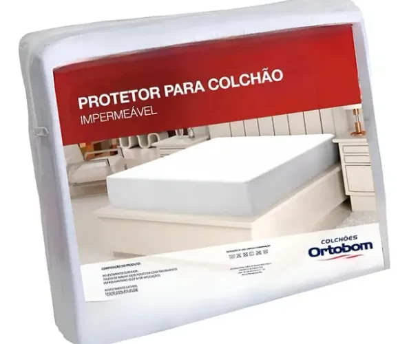 Capa Protetora Colchão Impermeável Ortobom - Entrega grátis p/ Fortaleza