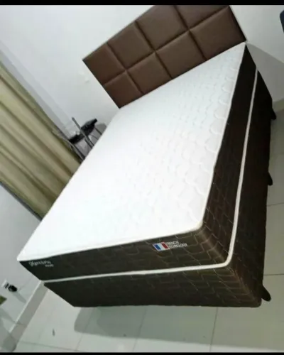 Cama Box Casal com Cabeceira