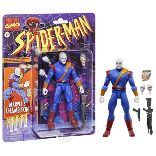 Marvel Legends Retro Spider-Man Chameleon Camaleão G0790