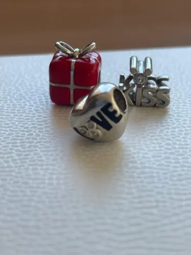 Kit 3 pingentes charm life Vivara 