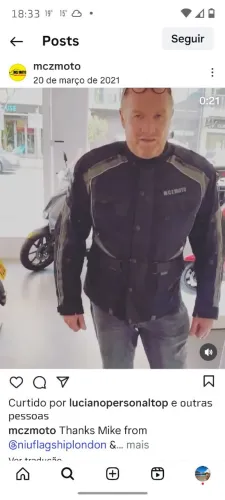 Jaqueta motociclista unissex