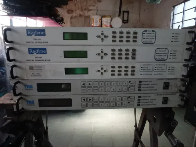 Equipamentos de Modulação e Demodulação Radyne e TIW