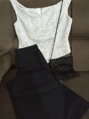 Conjunto Para Festa saia ,blusa e bolsa 
