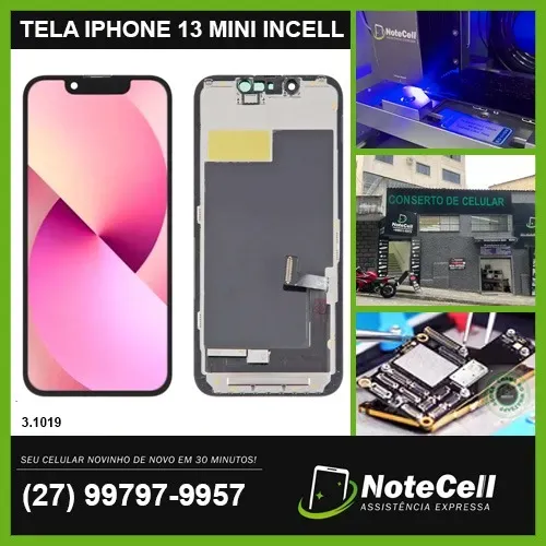 TELA / DISPLAY P/ IPHONE 13 MINI INCELL LCD - Instalação em 30 Minutos!!!