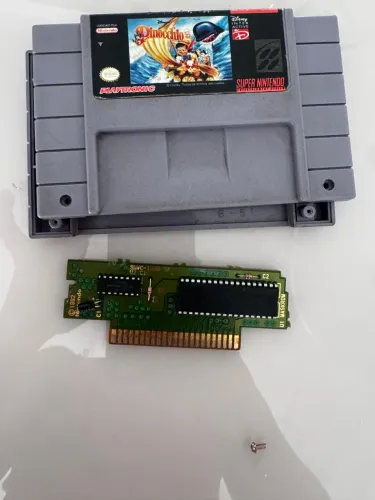 Fita Super Nintendo Pinocchio 100%original