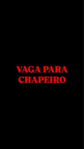 Vaga para Chapeiro Tatuquara