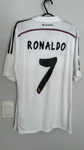 Cristiano Ronaldo - Camisa Real Madrid 14/15 ORIGINAL - Nova C/ Etiqueta - Cód F50637