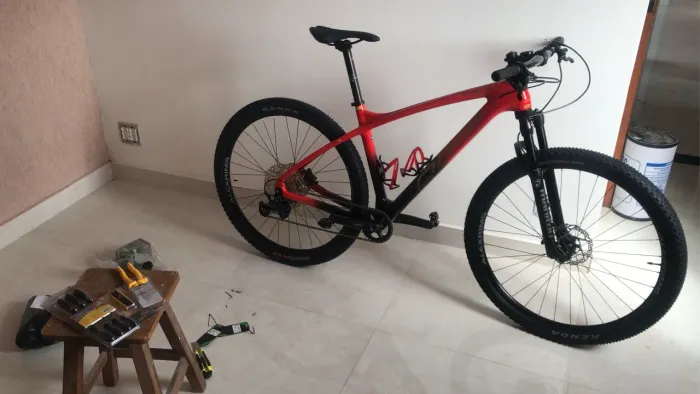Bicicleta de carbono