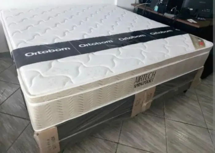 Colchão Ortobom Airtech 193x203 KING SIZE Molas Ensacadas