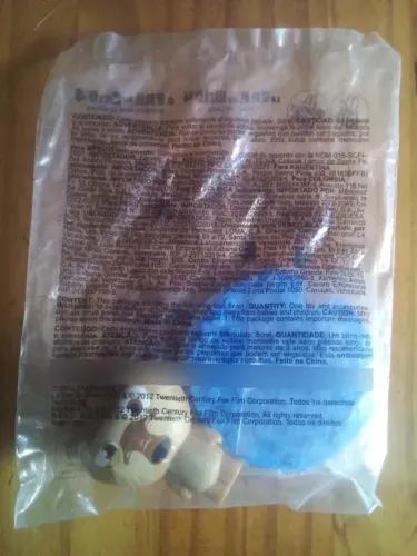 Promocional McDonald's lacrado A Era Do Gelo 4 Scrat