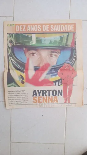 JORNAL O DIA - AYRTON SENNA - DEZ ANOS DE SAUDADE