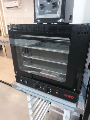 Forno industrial turbo elétrico 4 assadeiras novo pronta entrega 