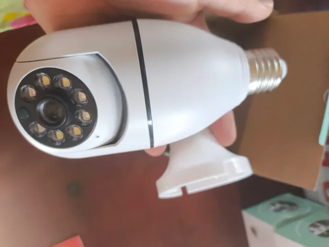 Câmera de Segurança Lâmpada - Visão HD