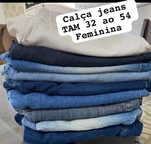 Calça jeans feminina TAM 32 ao 50