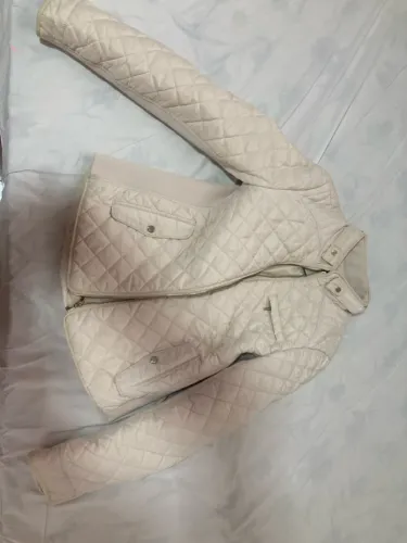 Jaqueta Matelassê Off White