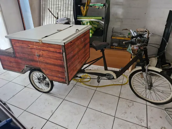 Bicicleta de Carga com Caçamba - Ideal para Negócios!