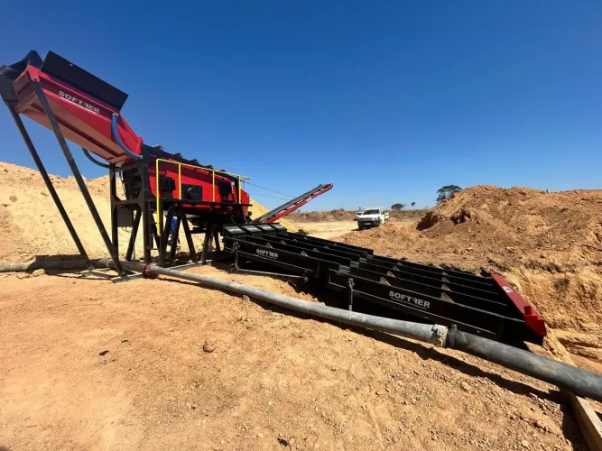 Peneira vibratória para mineracao