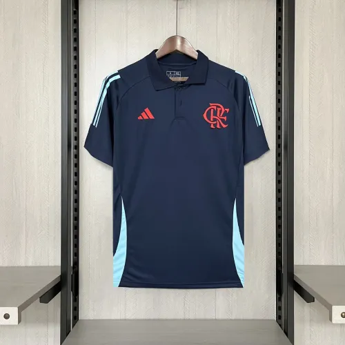 Camisa do Flamengo de Treino Azul Marinho Polo